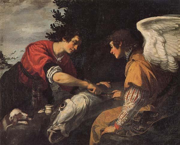 Jacopo Vignali Tobias and the Angel china oil painting image